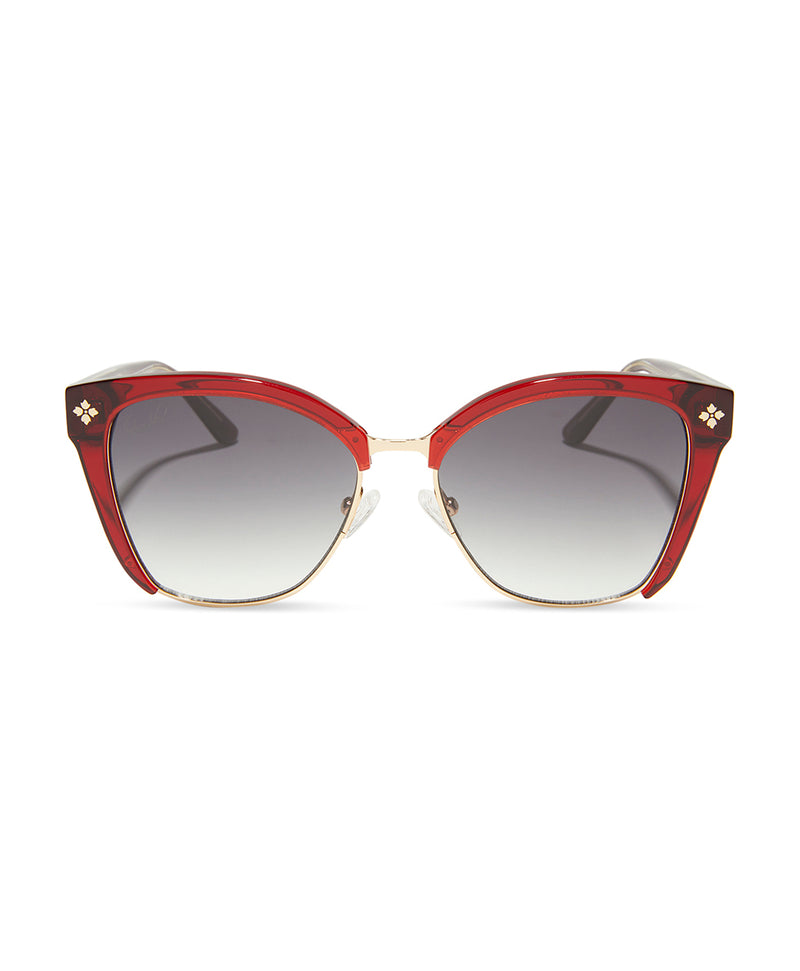 Brandi Sunglasses - Ruby Red