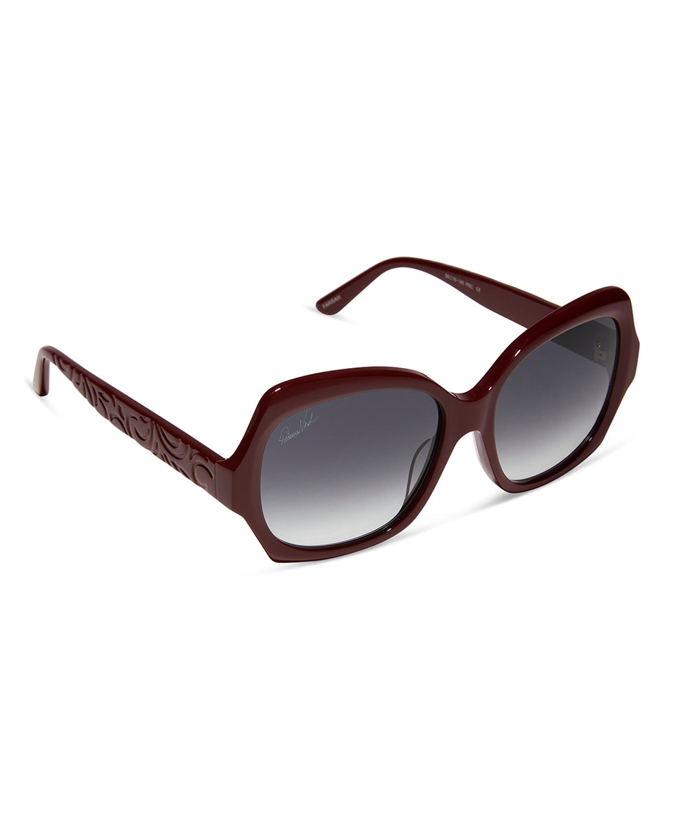 Farrah II Sunglasses - Maroon - maroon - by Patricia Nash - View 2 of 8