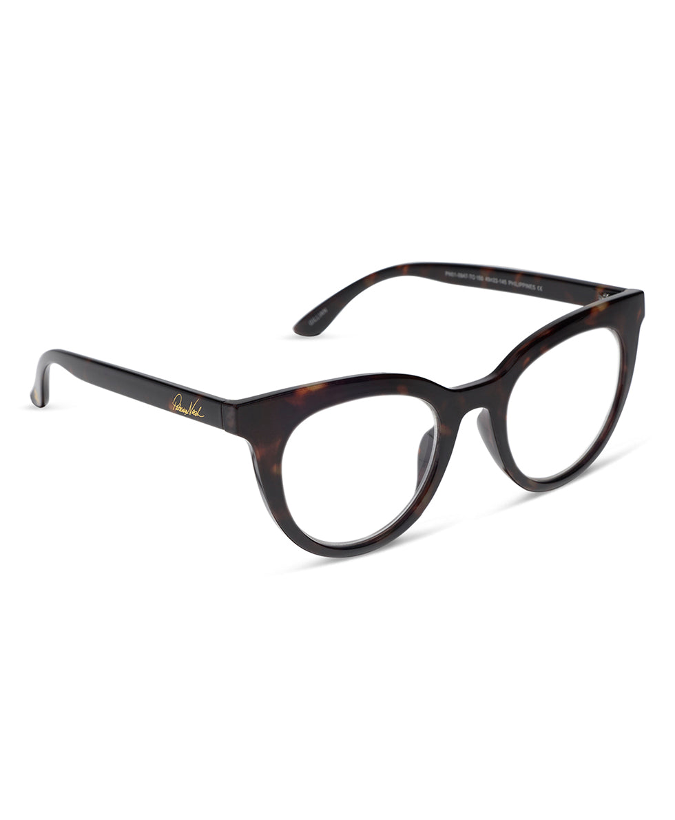 Female - Gillian Reader Glasses - Tortoise - by Patricia Nash - View 2 of 8