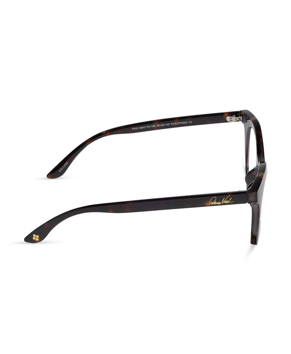 Female - Gillian Reader Glasses - Tortoise - by Patricia Nash - View 3 of 8