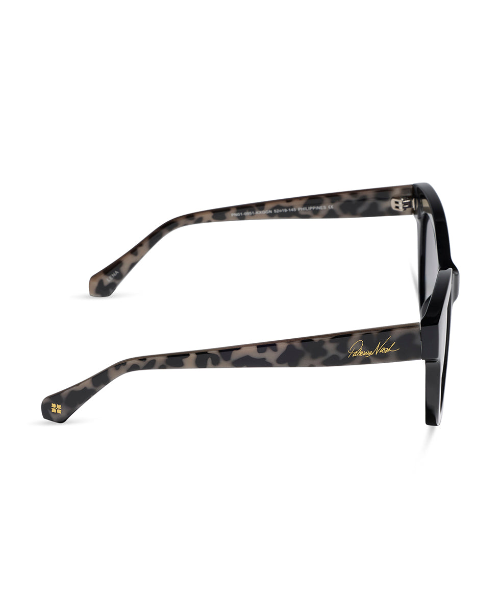Female - Lena Sunglasses - Black/Cookies and Cream - black/cookies and cream - by Patricia Nash - View 3 of 9
