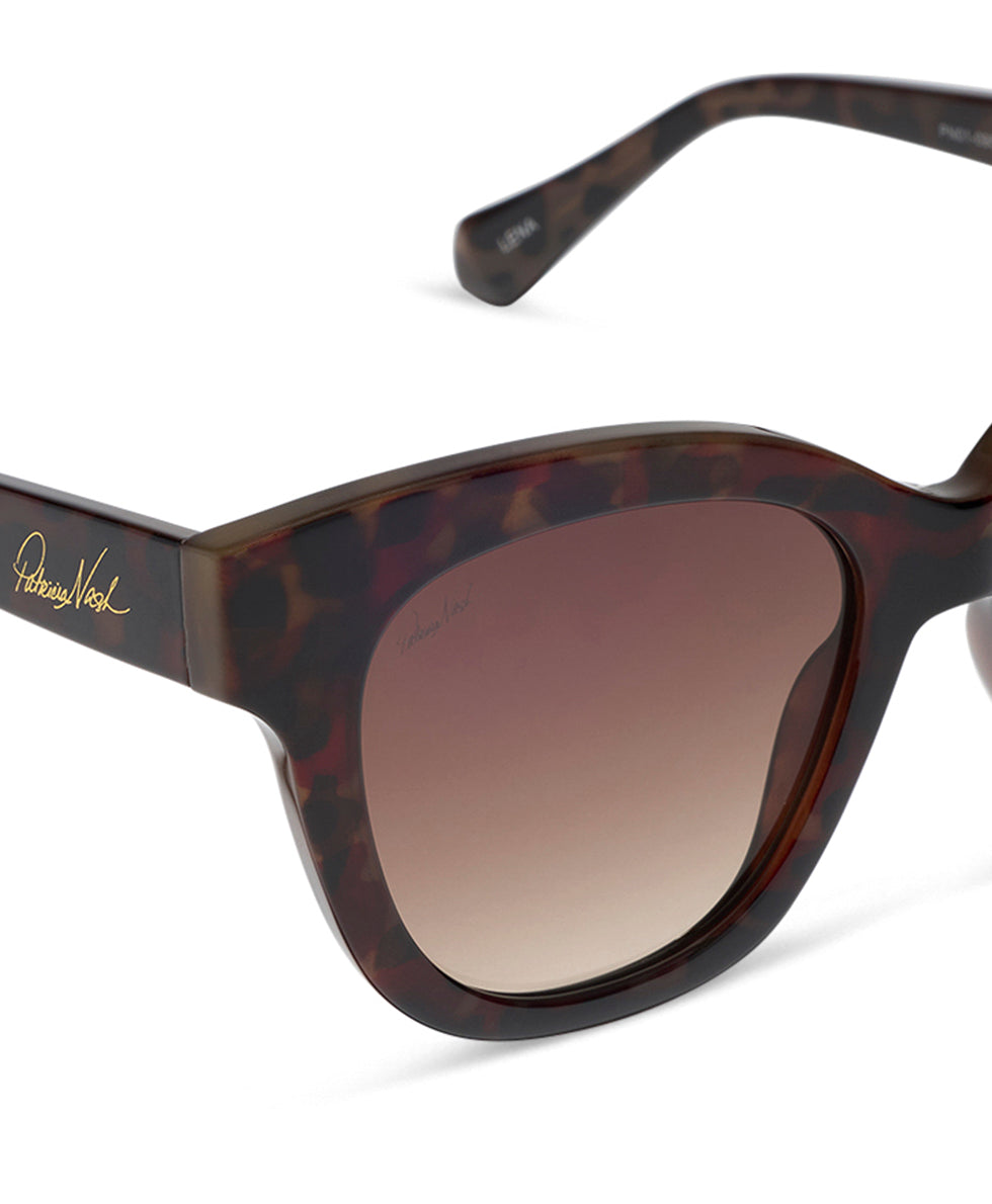 Female - Lena Sunglasses - Tortoise - tortoise - by Patricia Nash - View 4 of 8