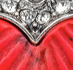 Silver Ox / Red - Swatch