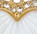 Worn Gold / White - Swatch