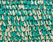 Natural / Aqua Green - Swatch