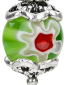 Silver Ox / Green - Swatch