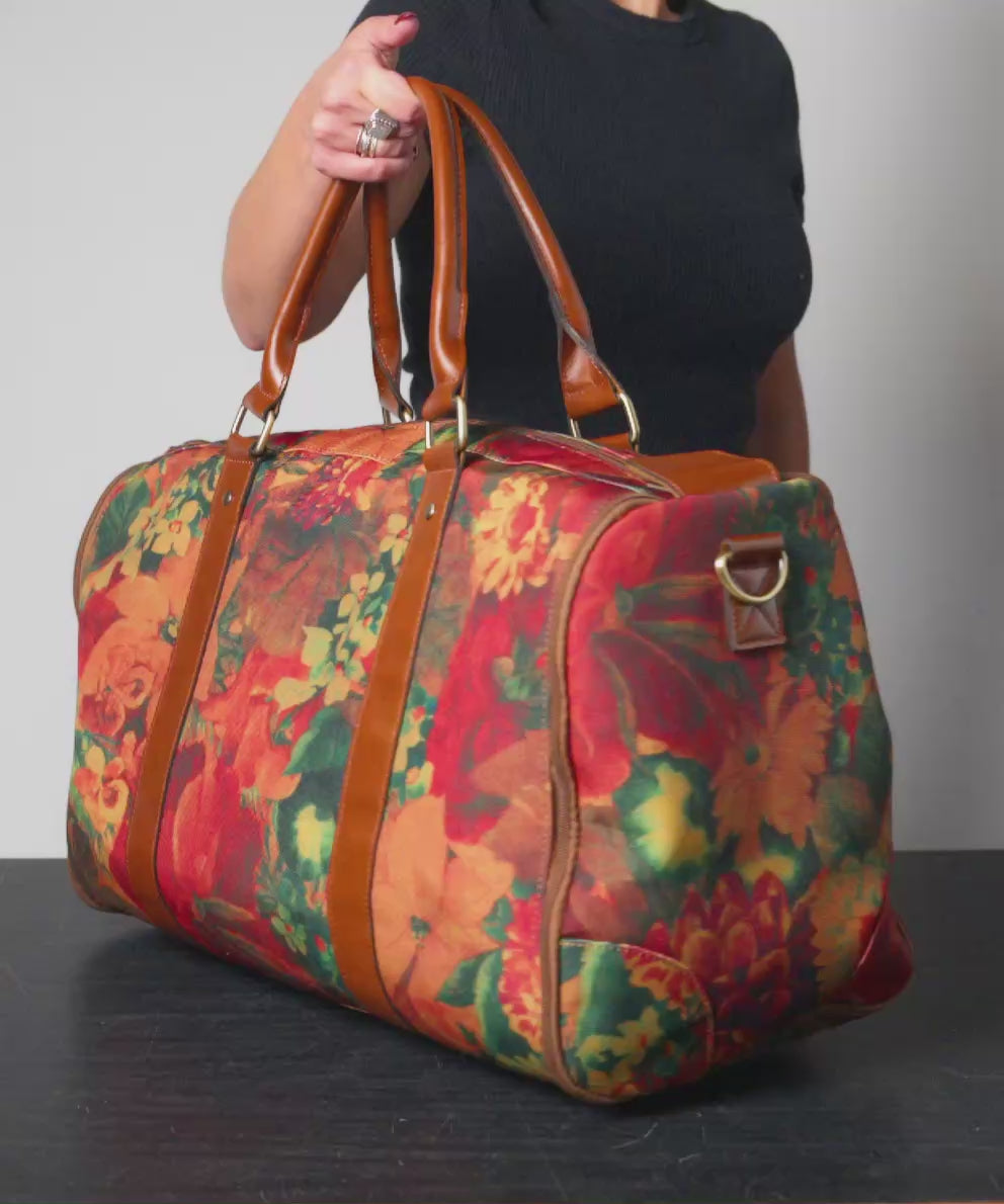 Vasilia Garment Duffel Bag - Multi Print – Patricia Nash