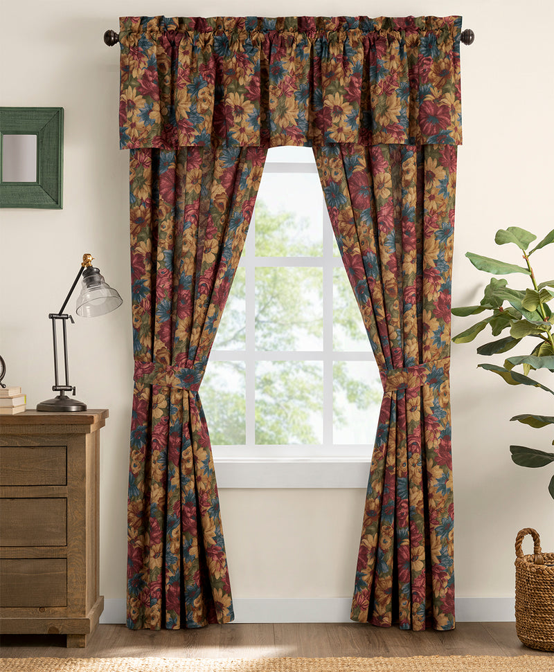 Tailored Valance - Fresco Bouquet Collection