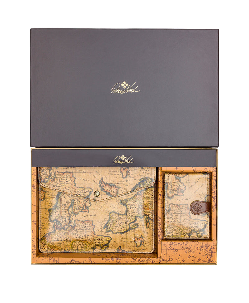 Midi with Passport Case Gift Set - European Map