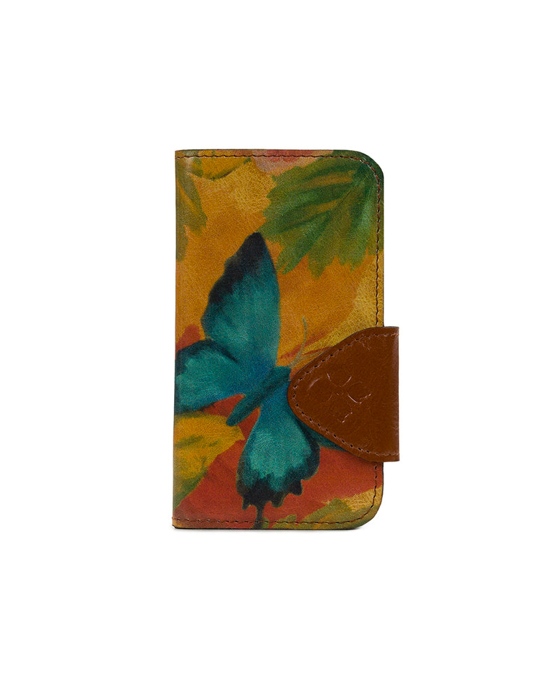 Michele Wallet iPhone 13 Case - Watercolor Butterfly