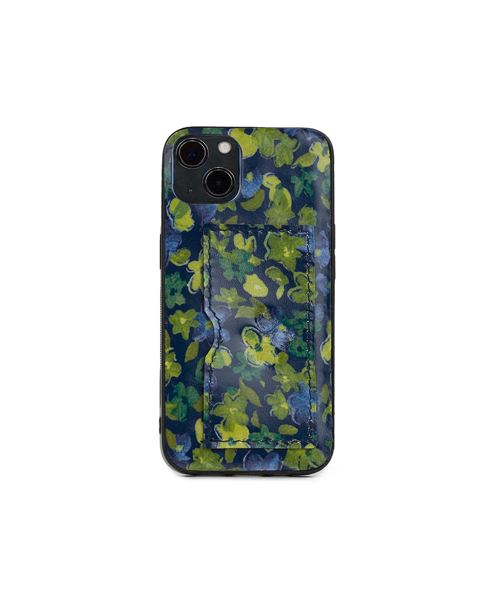 Vedetta iPhone 13 Case - Denim Blues - denim blues - by Patricia Nash - View 1 of 3