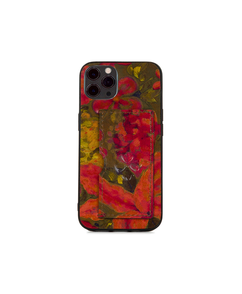 Vedetta iPhone 13 Mini Case - Floral Oil Painting - floral oil painting - by Patricia Nash - View 1 of 2