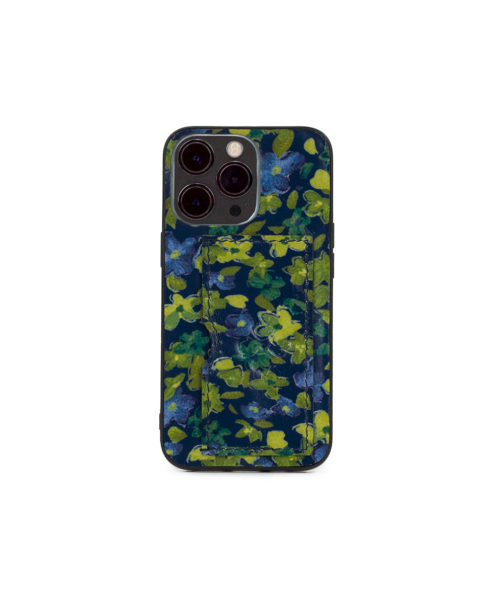 Vedetta iPhone 13 Pro Case - Denim Blues - denim blues - by Patricia Nash - View 1 of 3