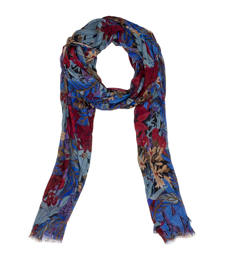 Scarf - Blue Forest