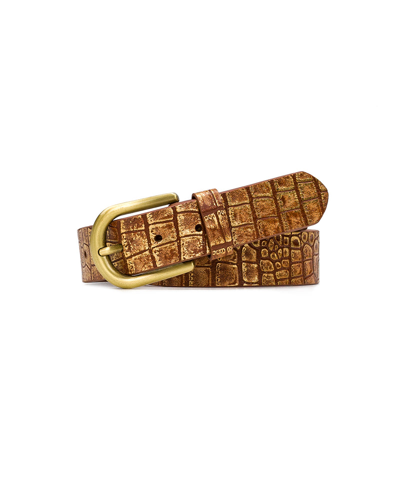 Vietri - Distressed Vintage Croc Gold