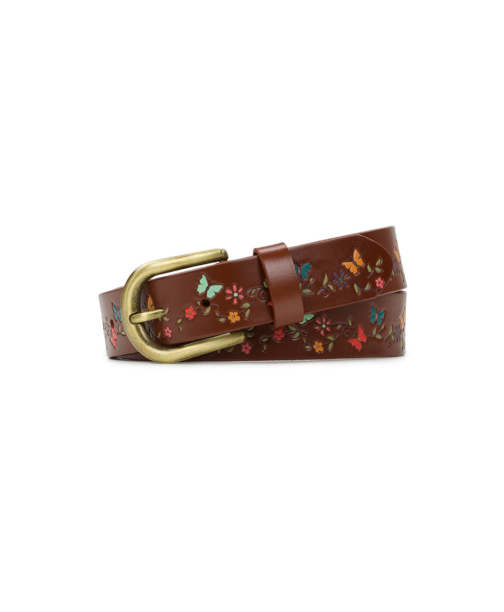 Vietri Belt - Handpainted Butterfly - by Patricia Nash - View 1 of 3