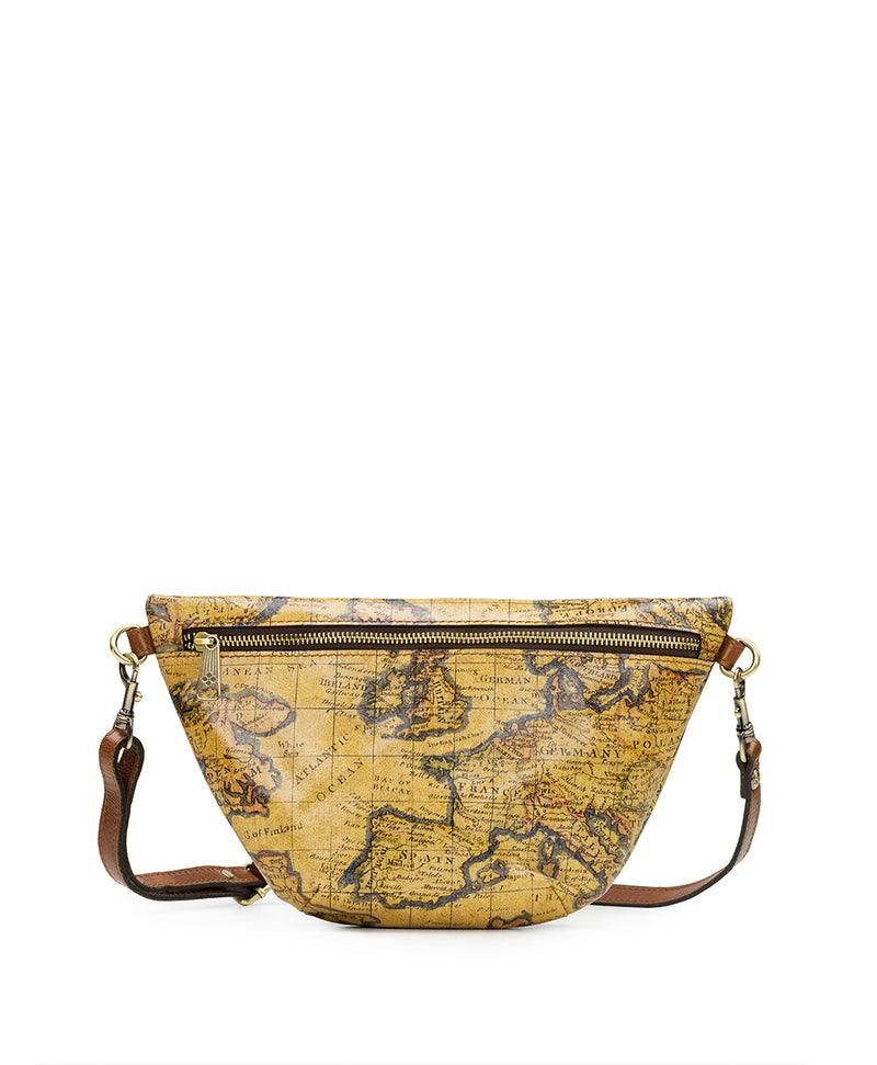Tinchi Belt Bag - European Map Leather