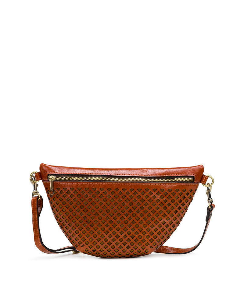 Tinchi Belt Bag - Perforated Vegetable Tanned Leather