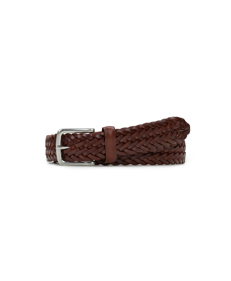 Nash Men's Woven Belt - Woven Leather – Patricia Nash