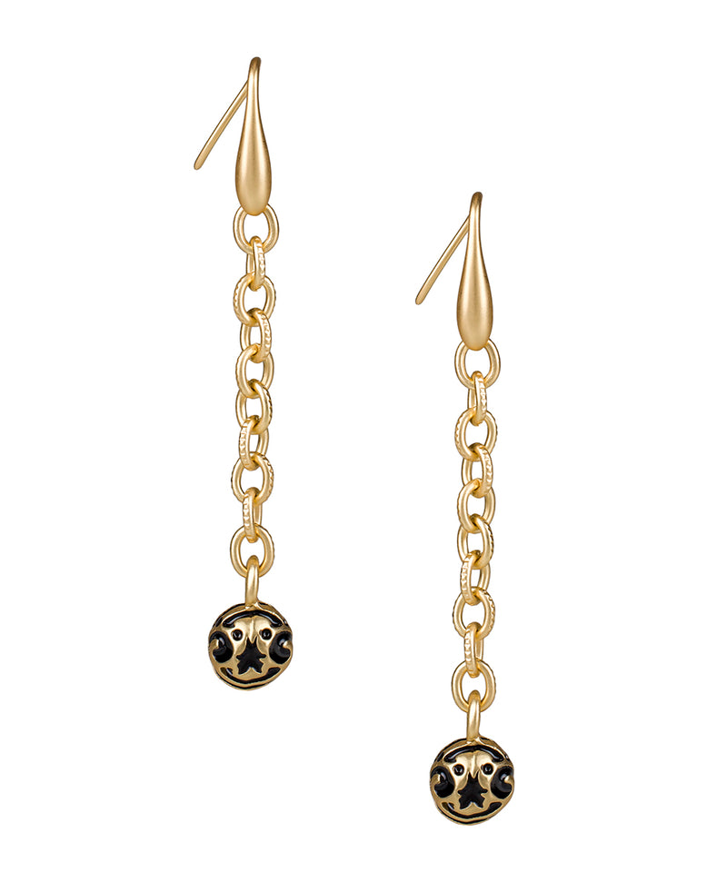 Ball and Chain Dangle Earrings - J'adore Collection