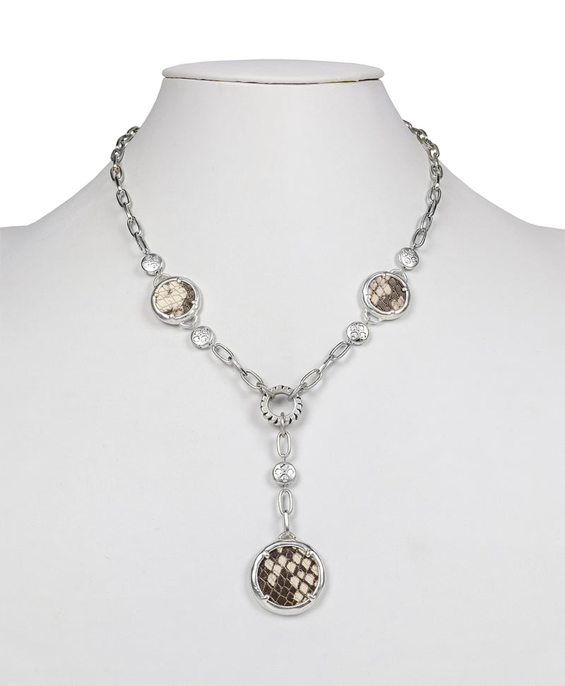 Soline Triple Charm Necklace - Python