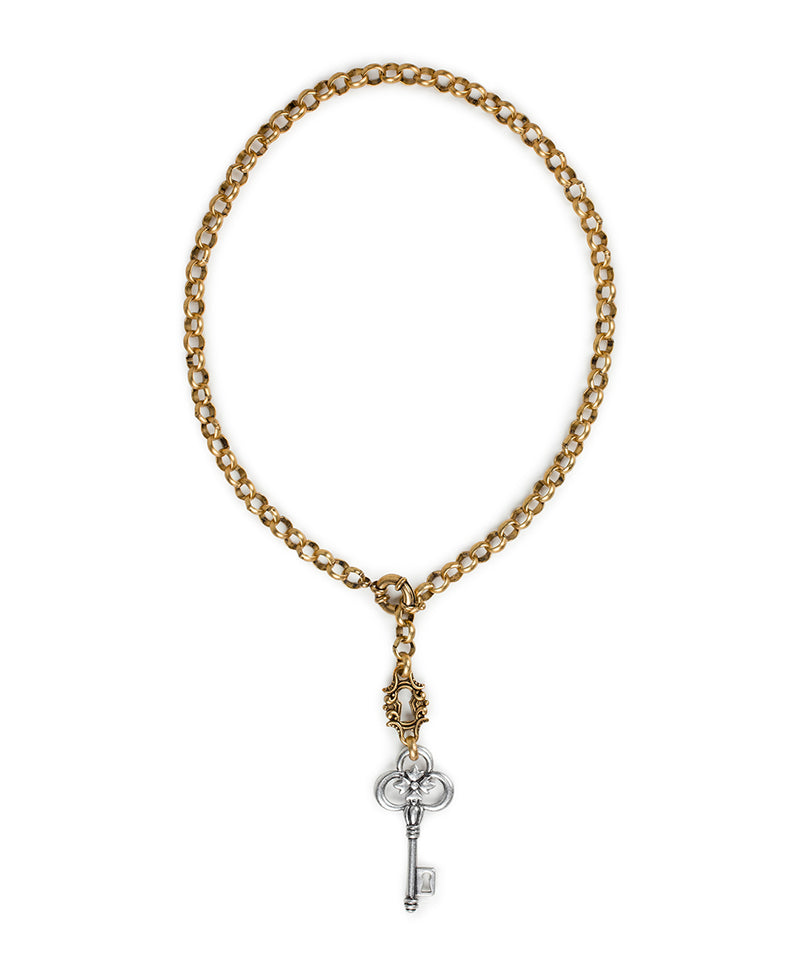 Key Y Necklace - Vintage Key Collection