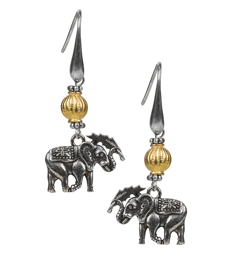 Elephant Dangles - Boho India Elephant Collection
