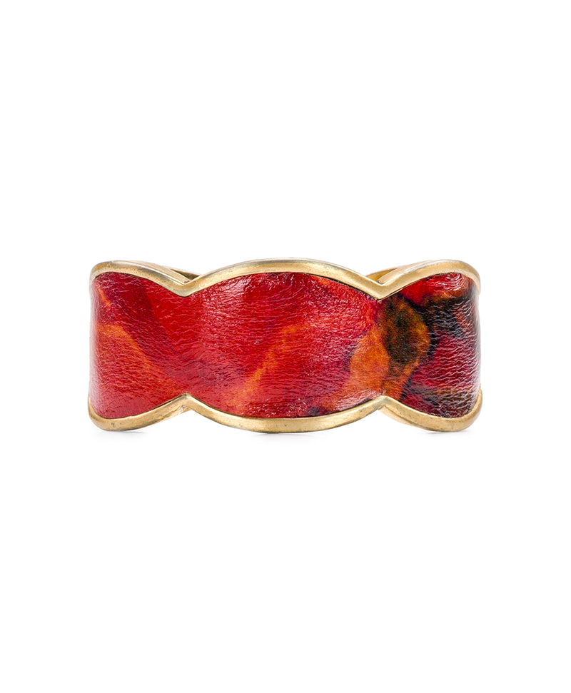 Elisabetta Multi Leather Inset Cuff