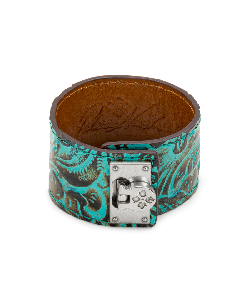 Irena Cuff - Tooled Turquoise