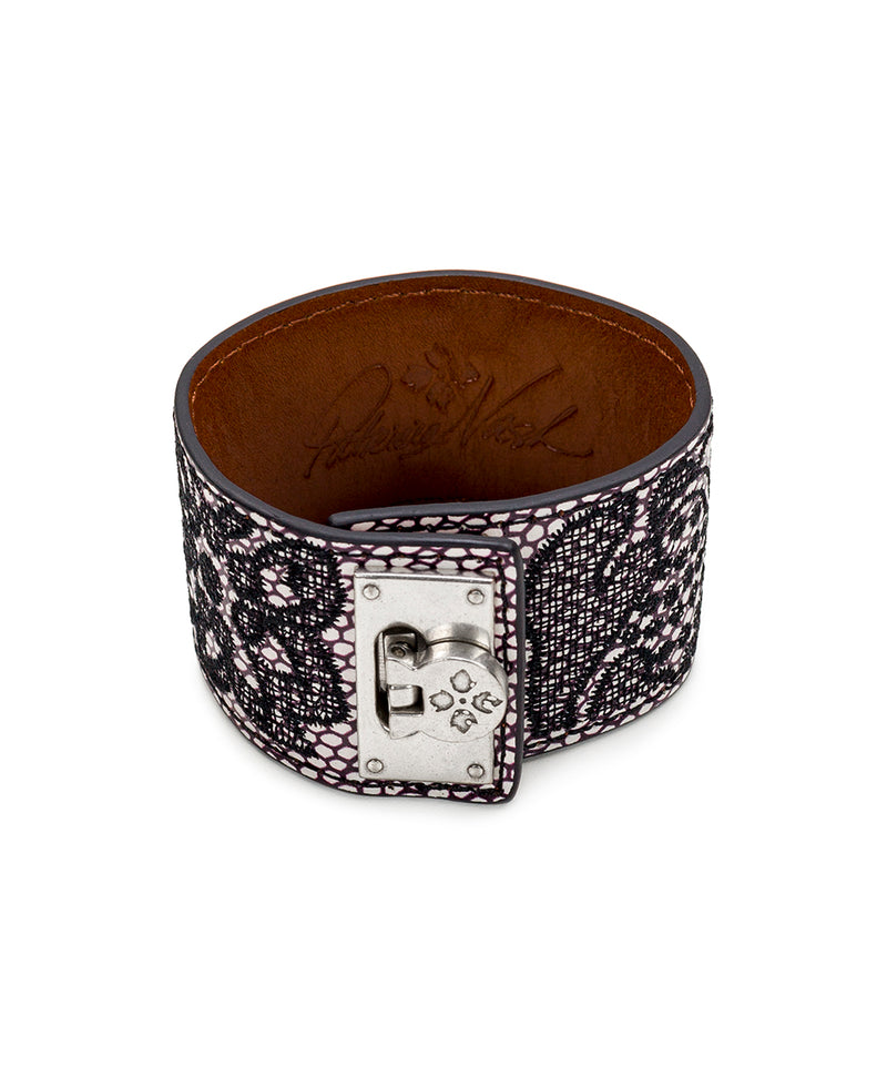Irena Leather Cuff - Chantilly Lace
