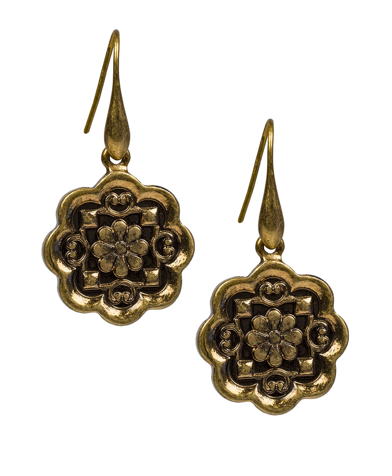 Flower Drop Earrings - Ancient Discoveries