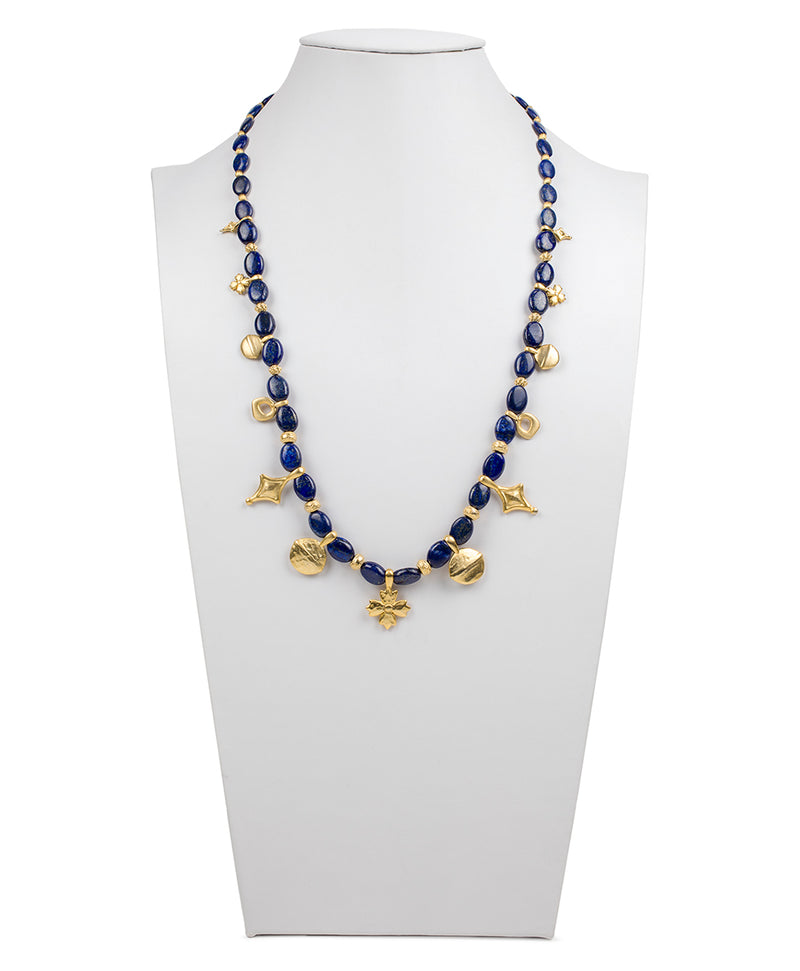 Lapis Single Strand Necklace