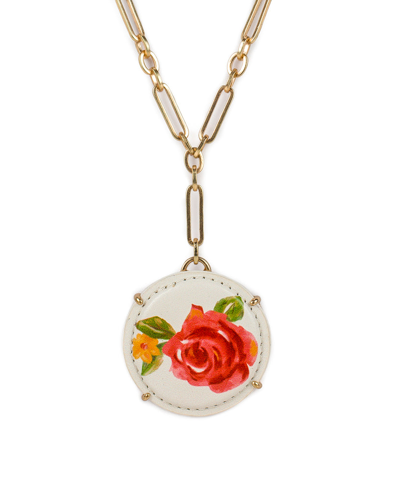 Anisa Pendant Necklace - Citrus Rose Placement