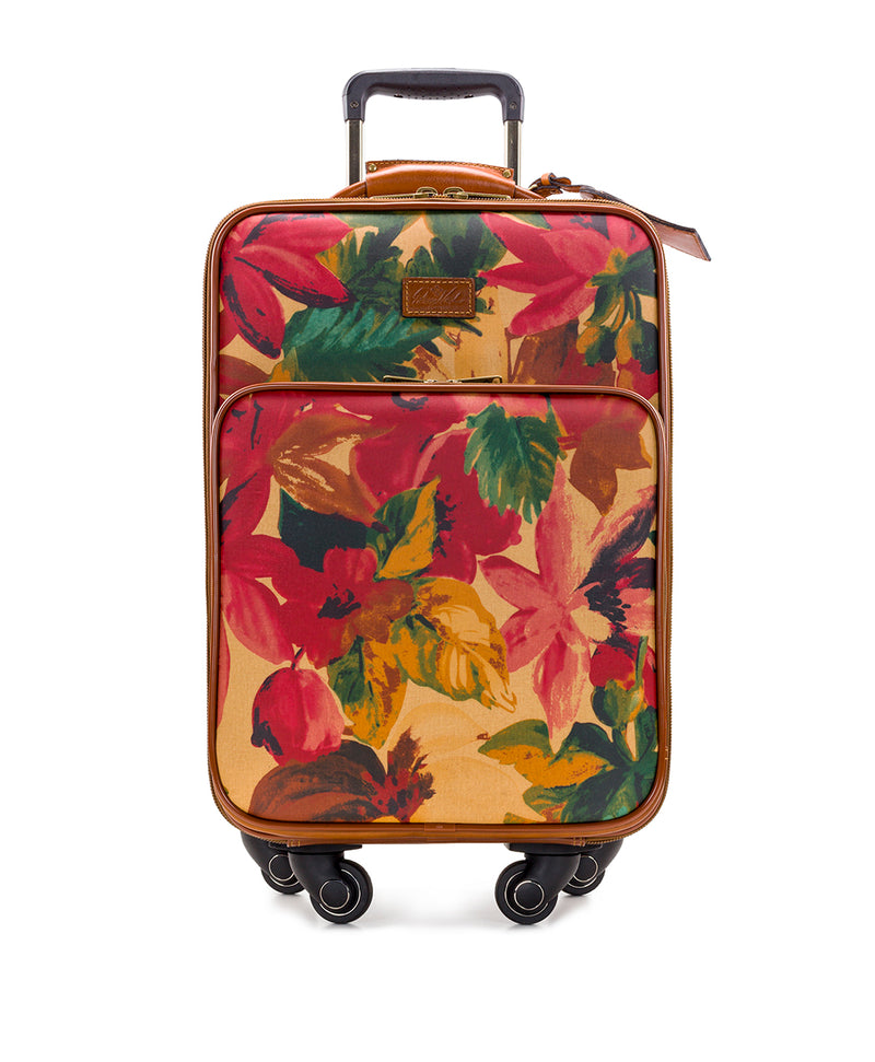 Vettore Trolley - Patina Coated Linen Canvas Spring Multi