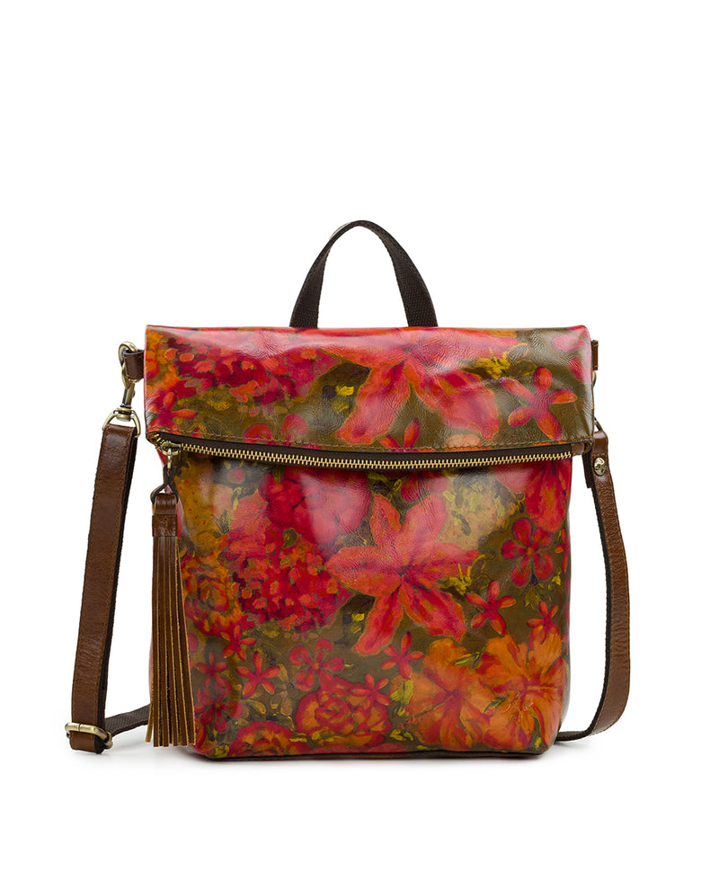 Luzille Backpack - Floral Oil Painting