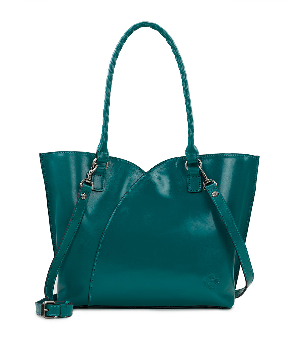 Marion Tote - Vintage Vegetable Tanned Leather - british tan - by Patricia Nash - View 6 of 24