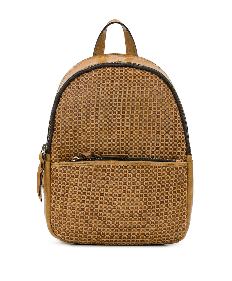 Jacini Backpack - Small Woven Leather
