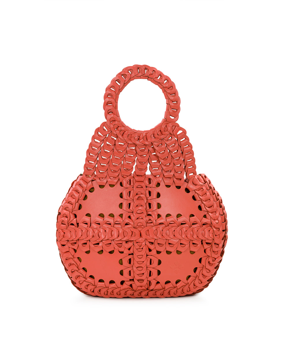 Female - Pisticci Flapover Crossbody Bag - Chainlink Leather - florence - by Patricia Nash - View 36 of 60