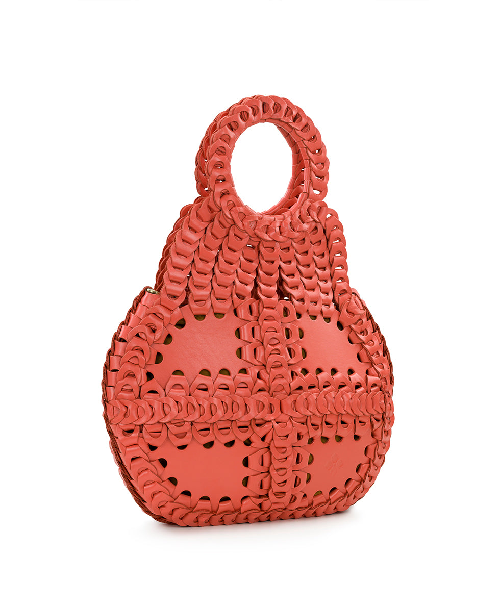 Female - Pisticci Flapover Crossbody Bag - Chainlink Leather - florence - by Patricia Nash - View 37 of 60