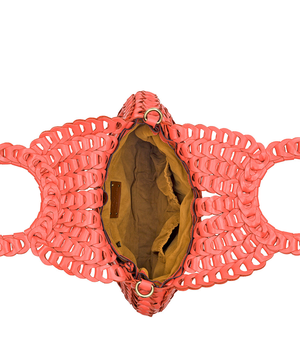 Female - Pisticci Flapover Crossbody Bag - Chainlink Leather - florence - by Patricia Nash - View 38 of 60