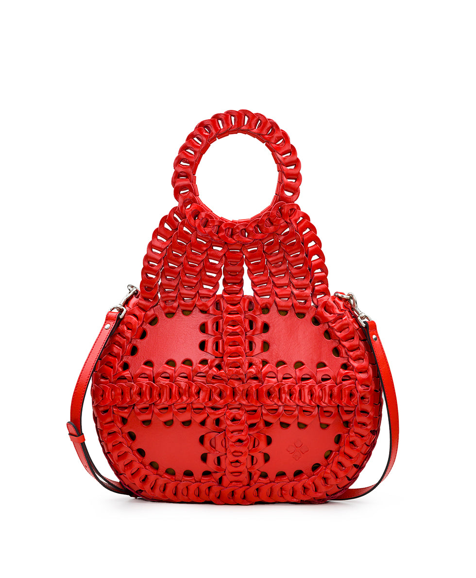Female - Pisticci Flapover Crossbody Bag - Chainlink Leather - florence - by Patricia Nash - View 18 of 60