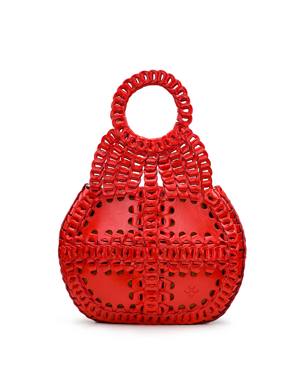 Female - Pisticci Flapover Crossbody Bag - Chainlink Leather - florence - by Patricia Nash - View 19 of 60