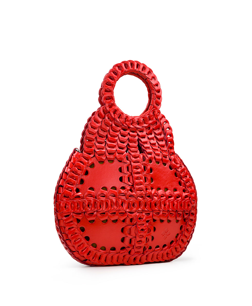 Female - Pisticci Flapover Crossbody Bag - Chainlink Leather - florence - by Patricia Nash - View 20 of 60