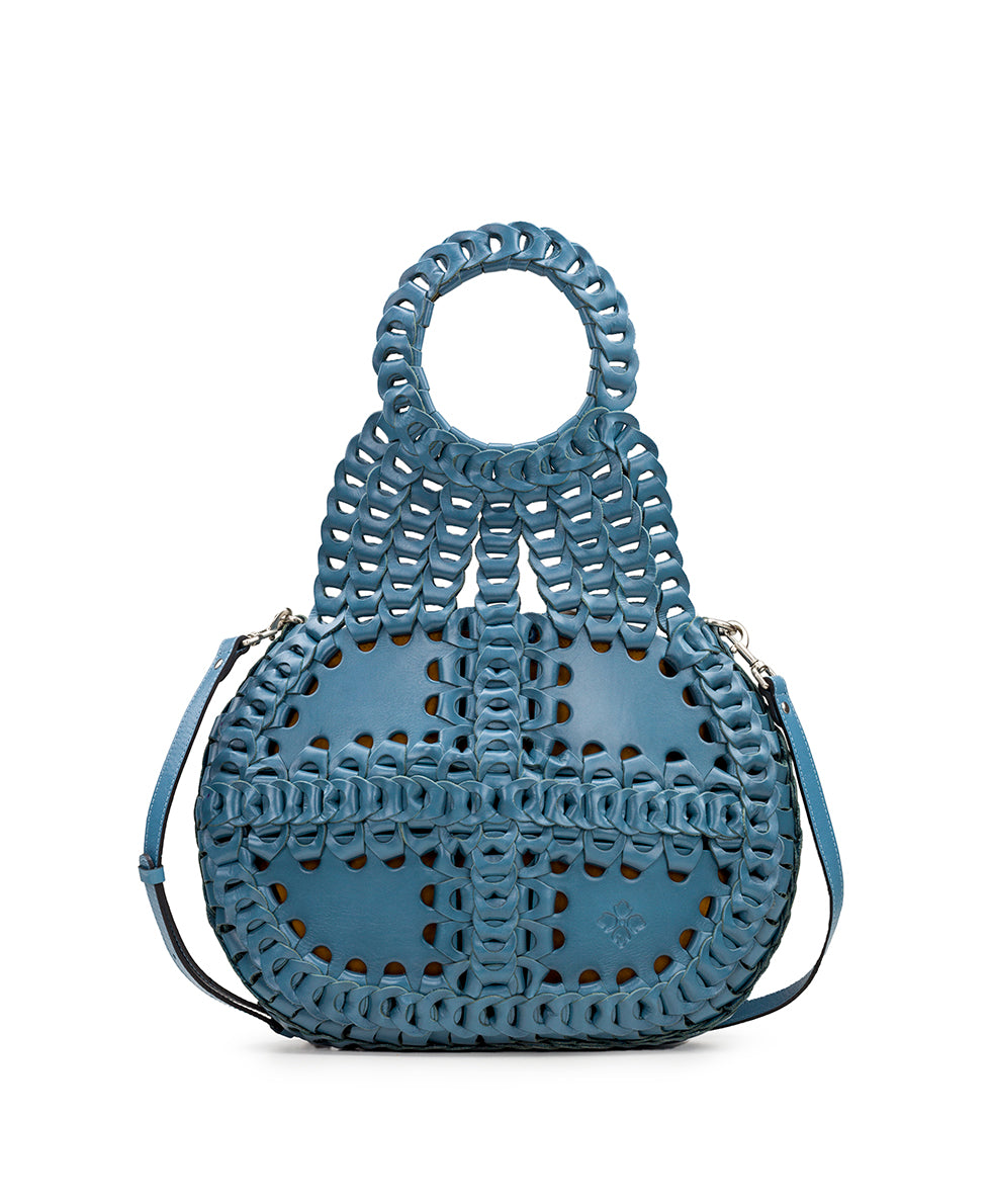Female - Pisticci Flapover Crossbody Bag - Chainlink Leather - florence - by Patricia Nash - View 24 of 60