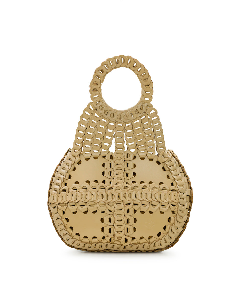 Female - Pisticci Flapover Crossbody Bag - Chainlink Leather - florence - by Patricia Nash - View 40 of 60