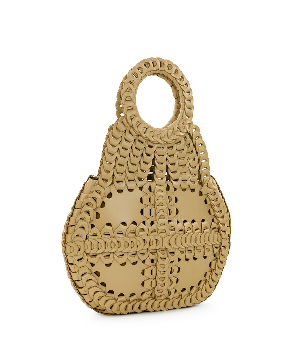 Female - Pisticci Flapover Crossbody Bag - Chainlink Leather - florence - by Patricia Nash - View 41 of 60
