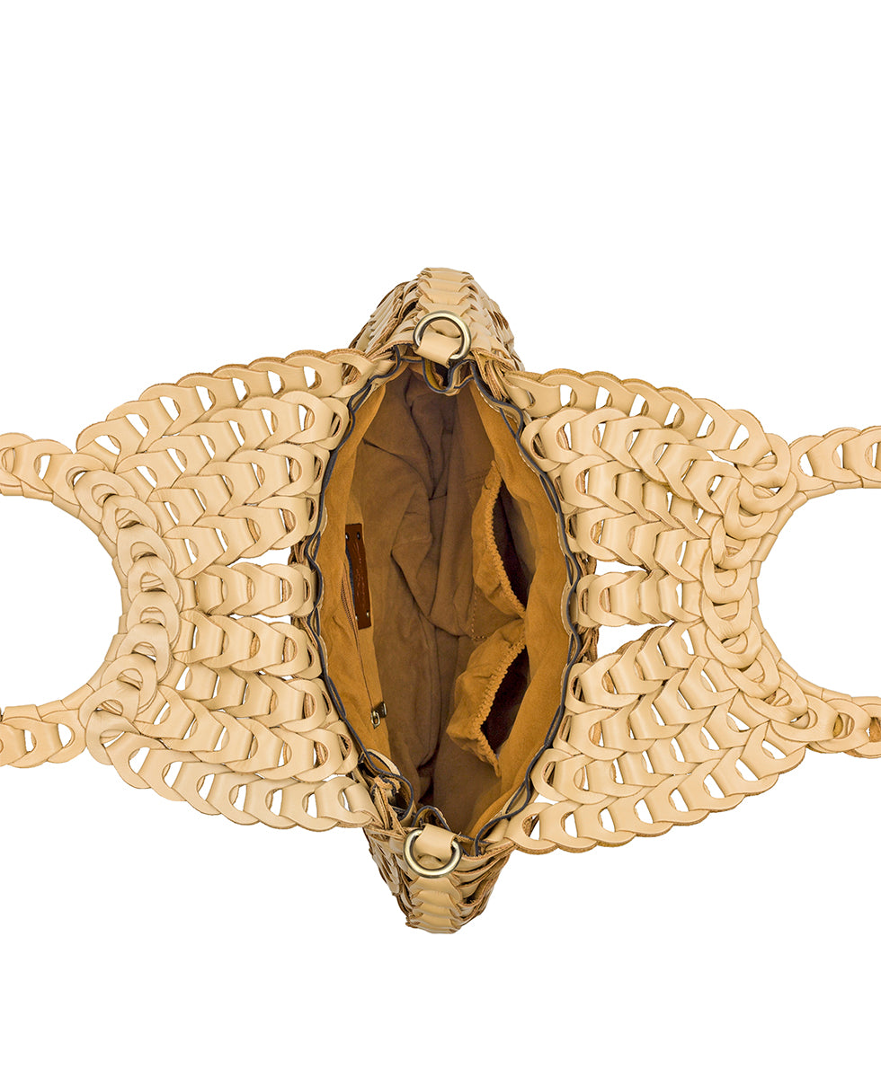 Female - Pisticci Flapover Crossbody Bag - Chainlink Leather - florence - by Patricia Nash - View 42 of 60