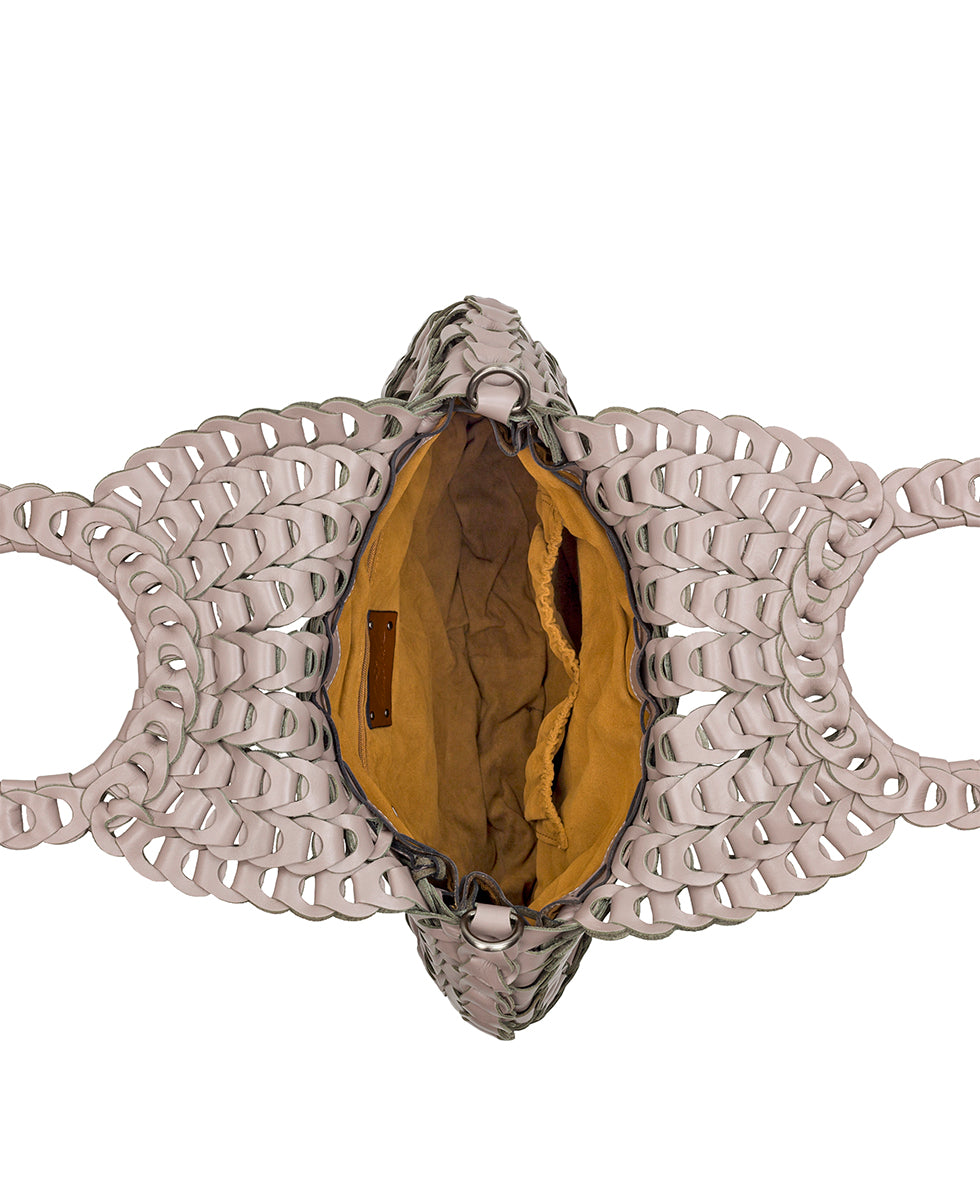 Female - Pisticci Flapover Crossbody Bag - Chainlink Leather - florence - by Patricia Nash - View 46 of 60
