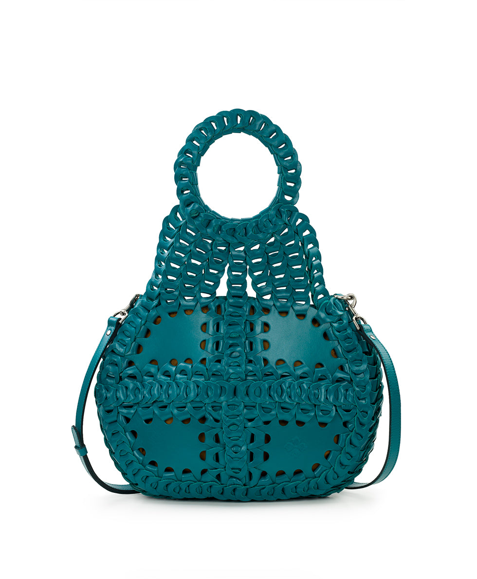 Female - Pisticci Flapover Crossbody Bag - Chainlink Leather - florence - by Patricia Nash - View 47 of 60