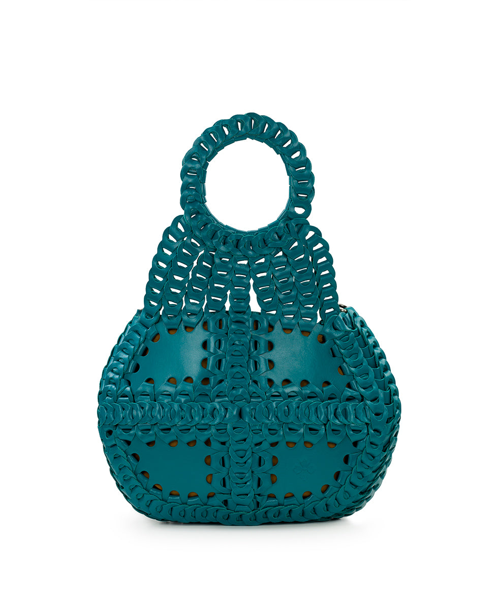 Female - Pisticci Flapover Crossbody Bag - Chainlink Leather - florence - by Patricia Nash - View 48 of 60